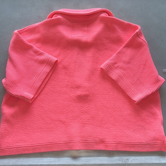 Aerie Oversized pink v-neck soft fuzzy sweater | size s | nwt - Picture 6 of 6